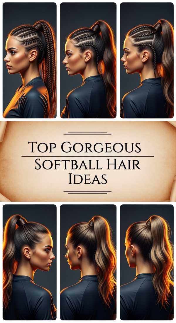 Top Gorgeous Softball Hair Ideas 69e9d3fc032b8