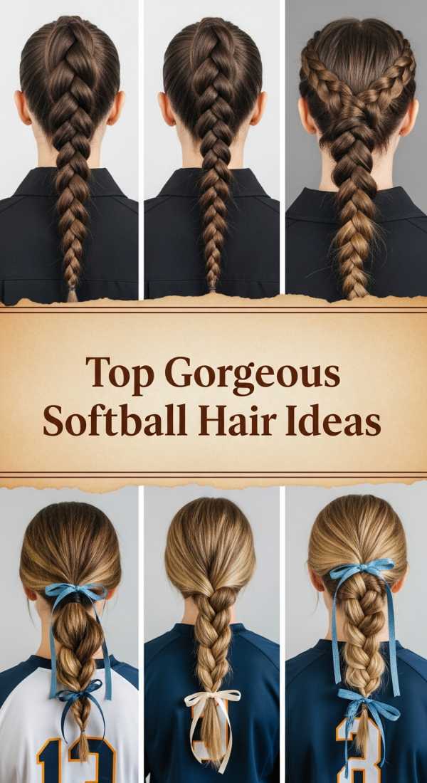 Top Gorgeous Softball Hair Ideas 69f261d56f260