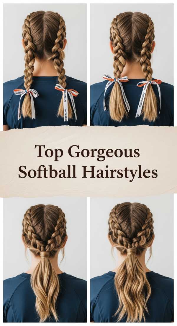 Top Gorgeous Softball Hairstyles 69eb96779cee6