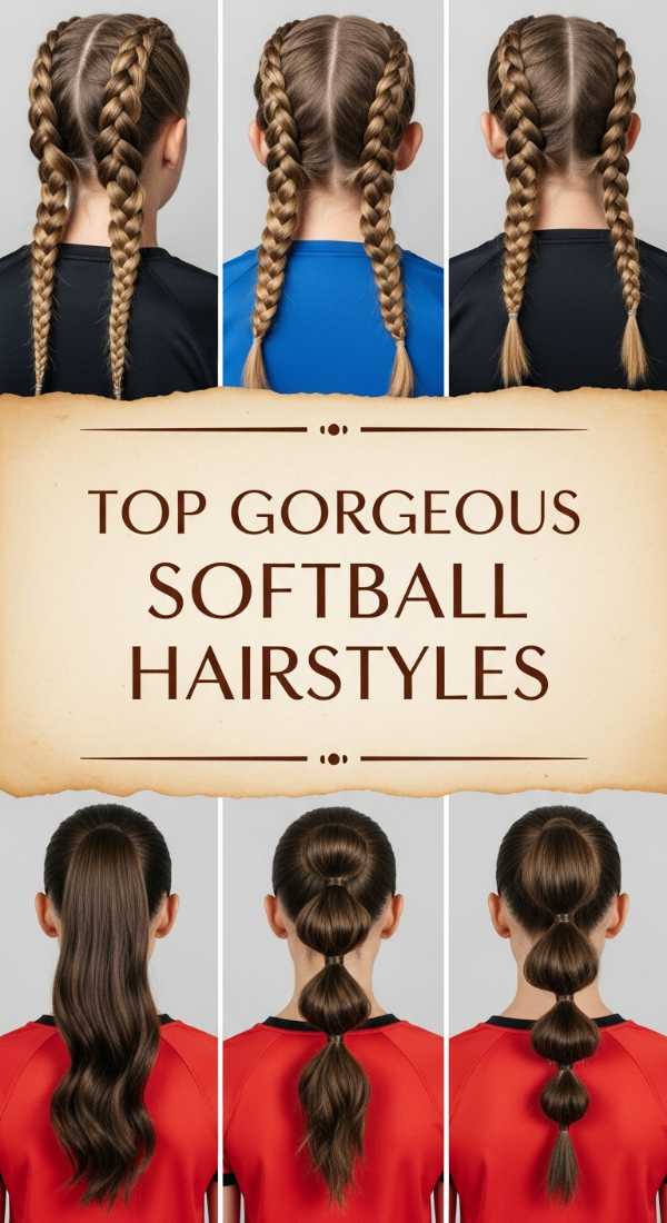 Top Gorgeous Softball Hairstyles 69ecef952ca85