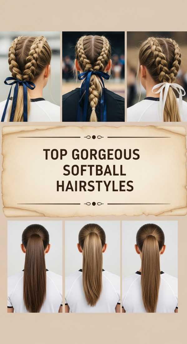 Top Gorgeous Softball Hairstyles 69ee530c3e239