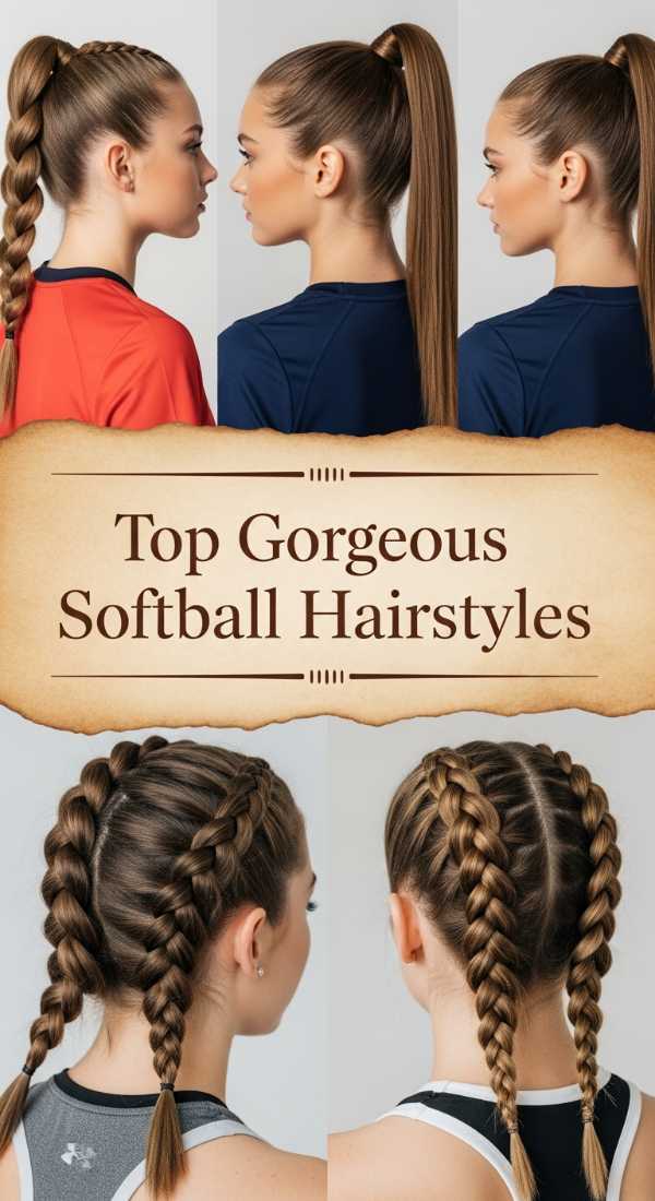 Top Gorgeous Softball Hairstyles 69ef4942b5607