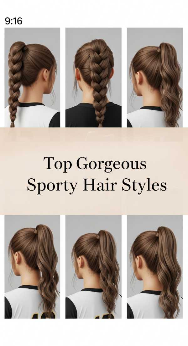 Top Gorgeous Sporty Hair Styles