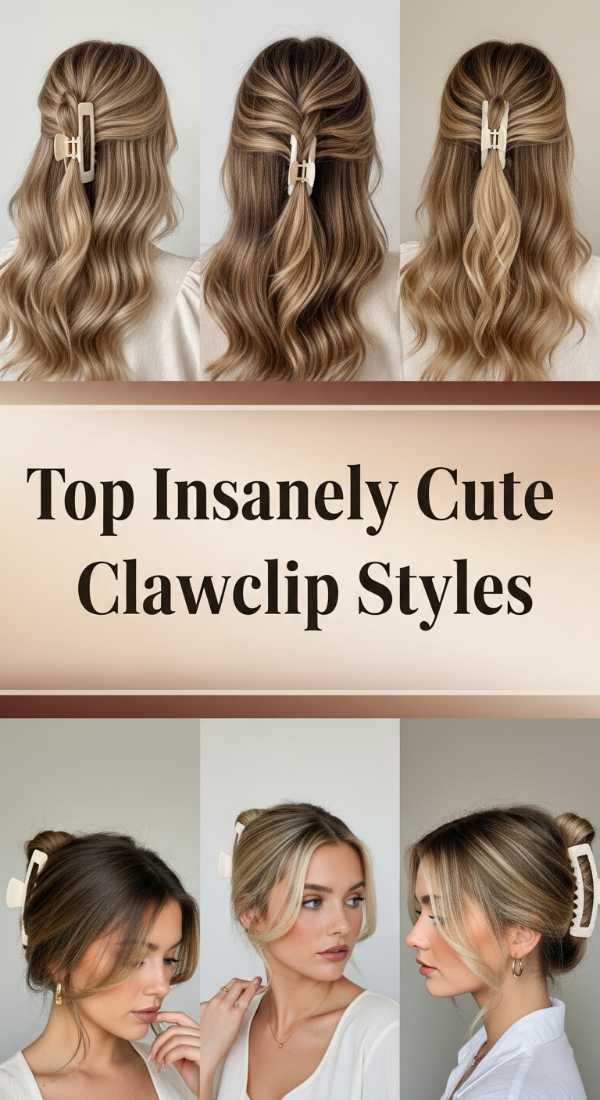 Top Insanely Cute Clawclip Styles 69ecefa13707c