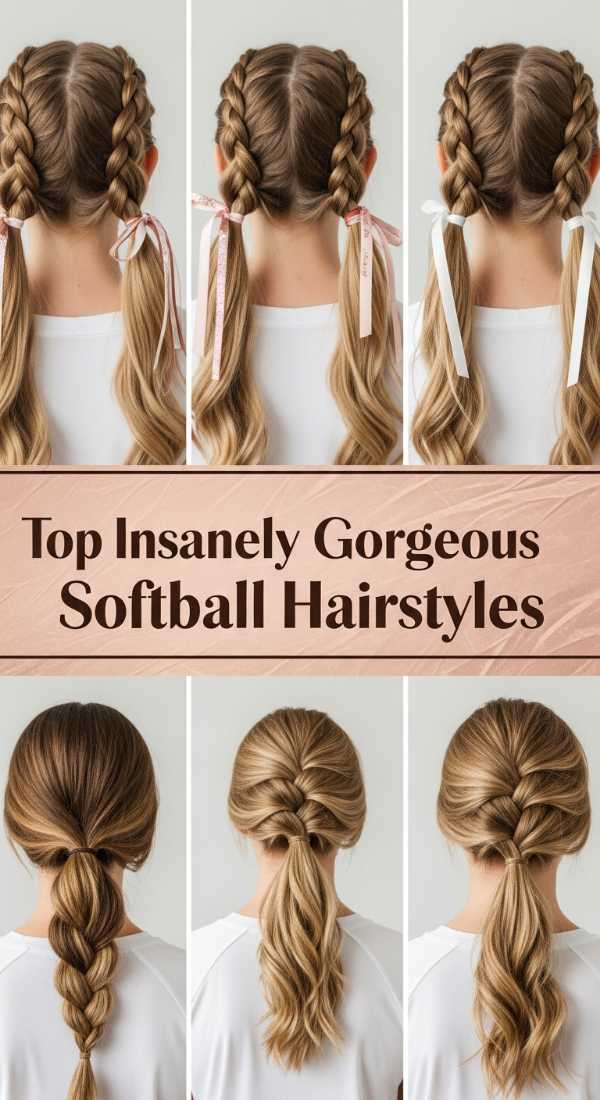 Top Insanely Gorgeous Softball Hairstyles 69e9d3f9b8f58