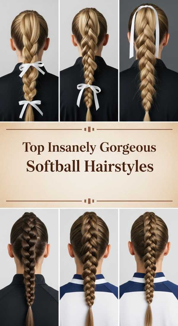 Top Insanely Gorgeous Softball Hairstyles 69eb965aa4d99