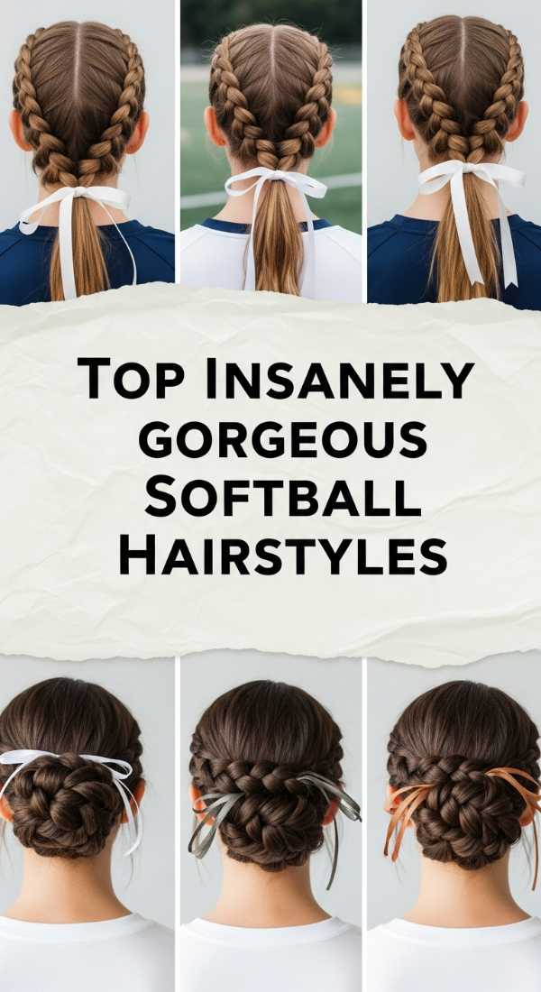 Top Insanely Gorgeous Softball Hairstyles 69ef4a2cc5f3e