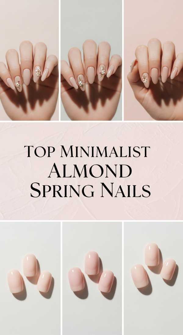 Top Minimalist Almond Spring Nails 69ef3ac7cdf84