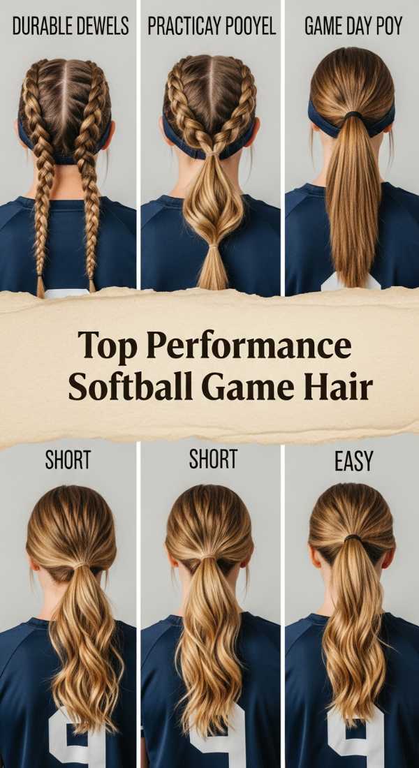 Top Performance Softball Game Hair 69f262d9c9b43