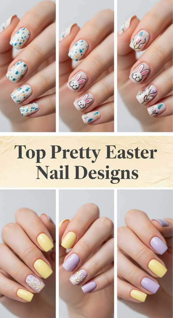 Top Pretty Easter Nail Designs 69de4575d2f6a