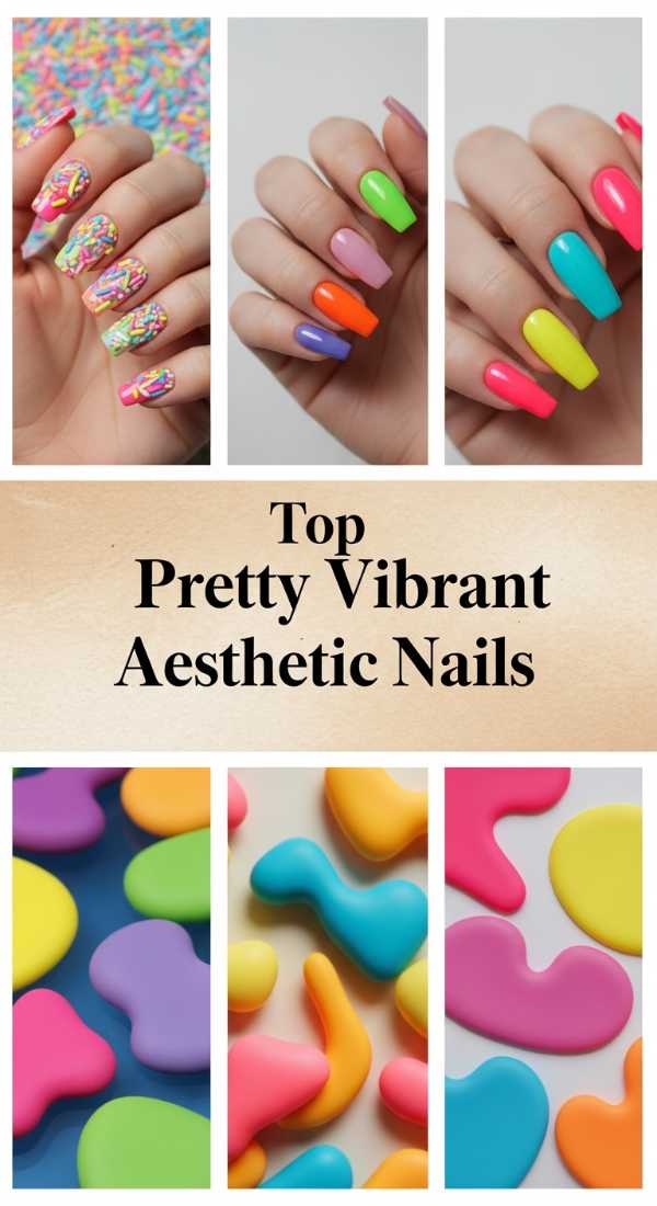 Top Pretty Vibrant Aesthetic Nails 69e350fb3ccdf