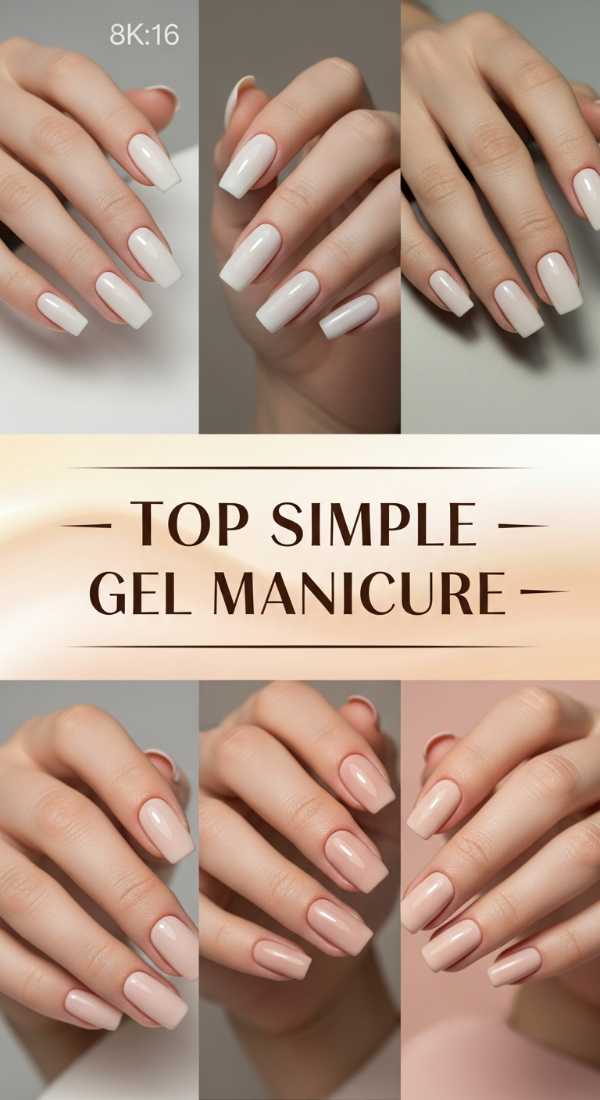 Top Simple Gel Manicure 69eba04f37828
