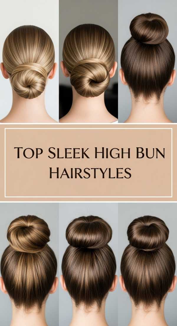 Top Sleek High Bun Hairstyles 69e33a0cd841e