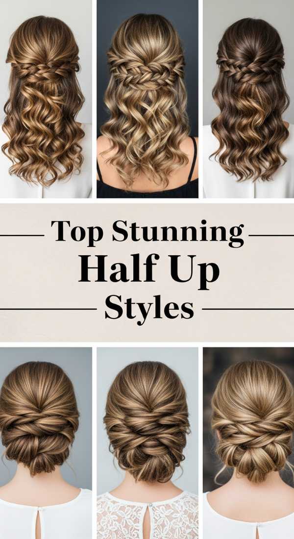Top Stunning Half Up Styles 69f0e1c6ee44a