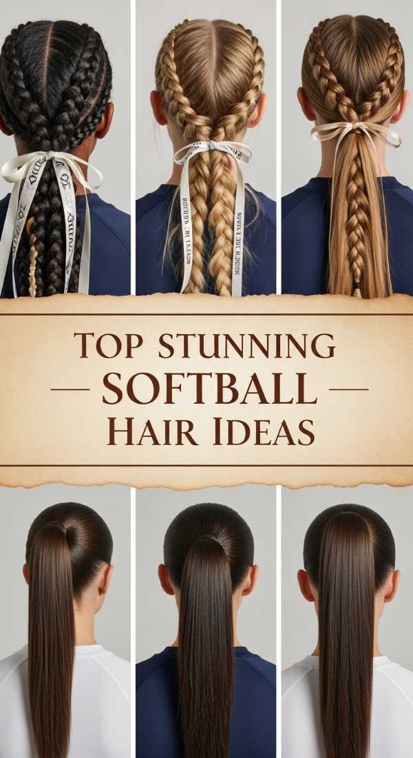 Top Stunning Softball Hair Ideas 69e742d145eb0