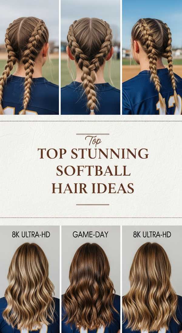 Top Stunning Softball Hair Ideas 69f262ce4b985