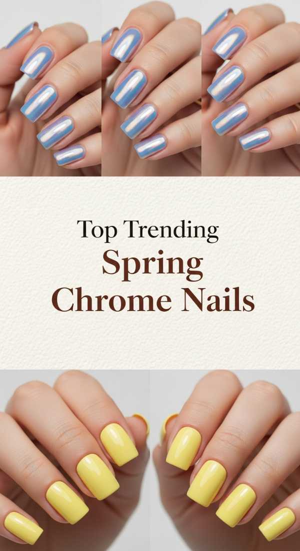 Top Trending Spring Chrome Nails 69f32d48cd4a1