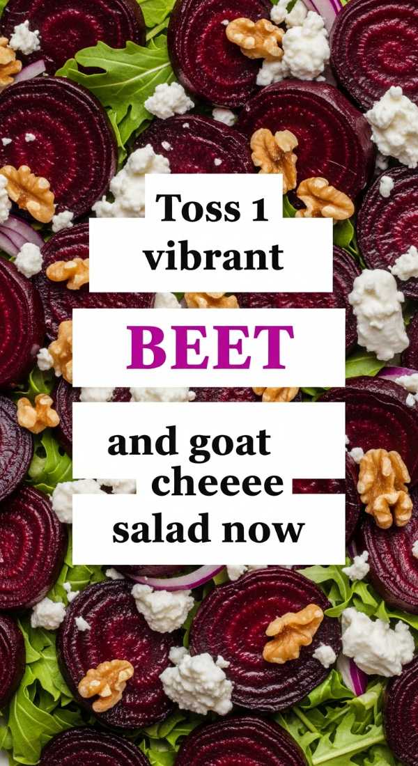 Toss 1 Vibrant Beet And Goat Cheese Salad Now 69e21f058843a