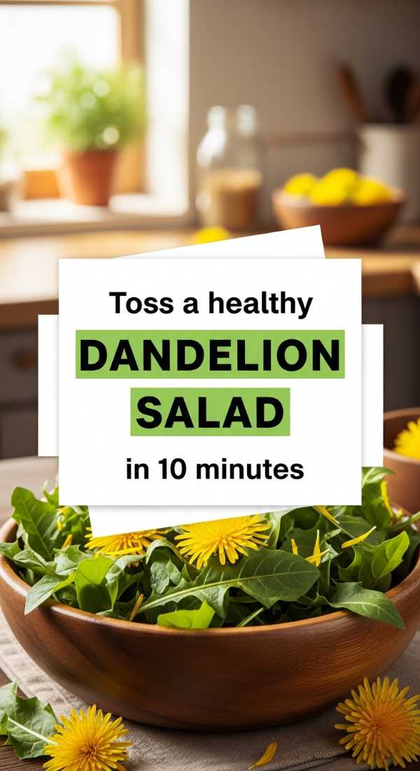 Toss A Healthy Dandelion Salad In 10 Minutes 69e70bf4a3f17