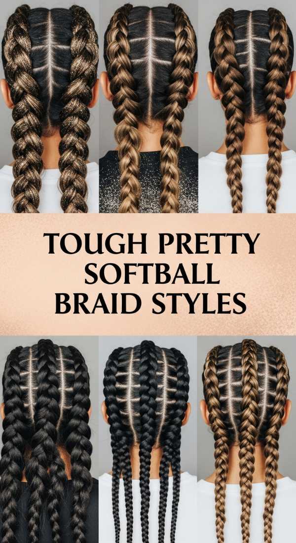 Tough Pretty Softball Braid Styles 69e9d3fb762b3