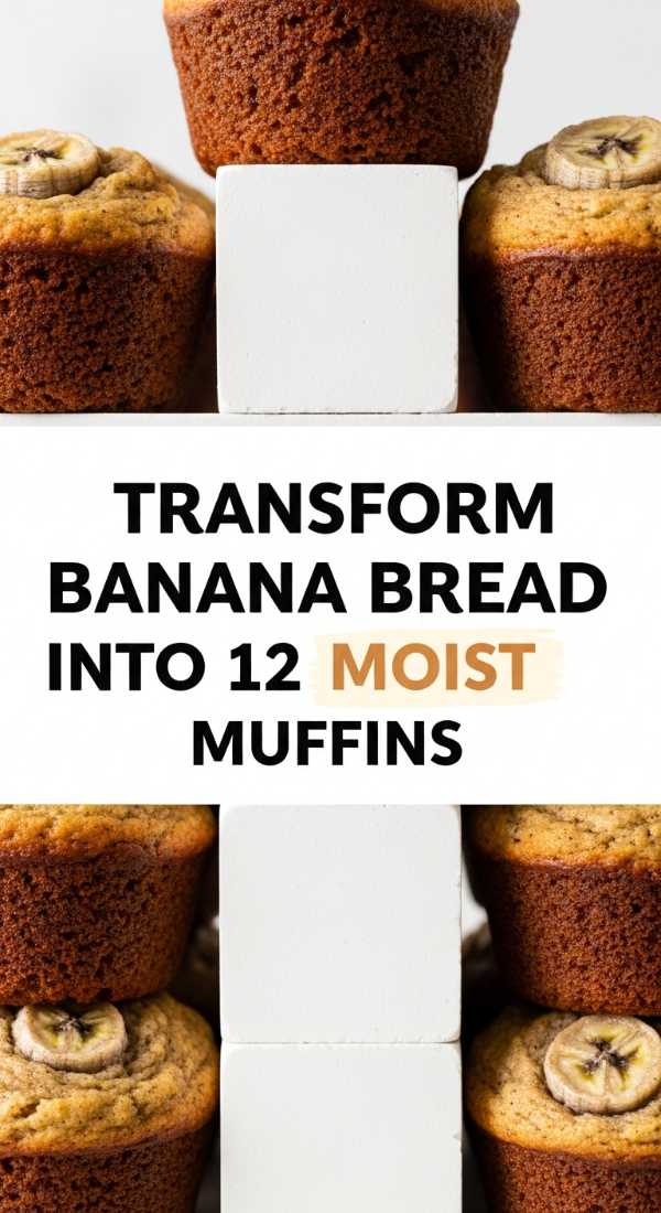 Transform Banana Bread Into 12 Moist Muffins 69eb7e232ad2c