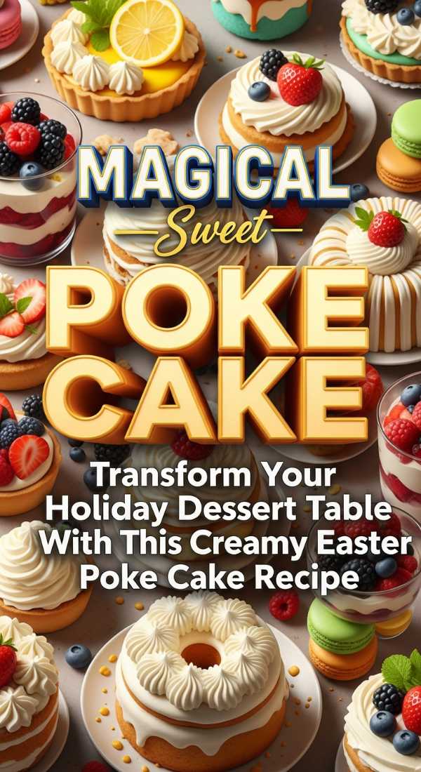 Transform Your Holiday Dessert Table With This Creamy Easter Poke Cake Recipe