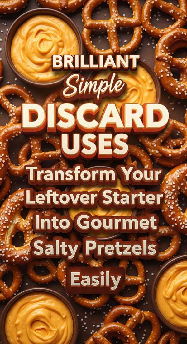 Transform Your Leftover Starter Into Gourmet Salty Pretzels Easily 69dfdaf077919