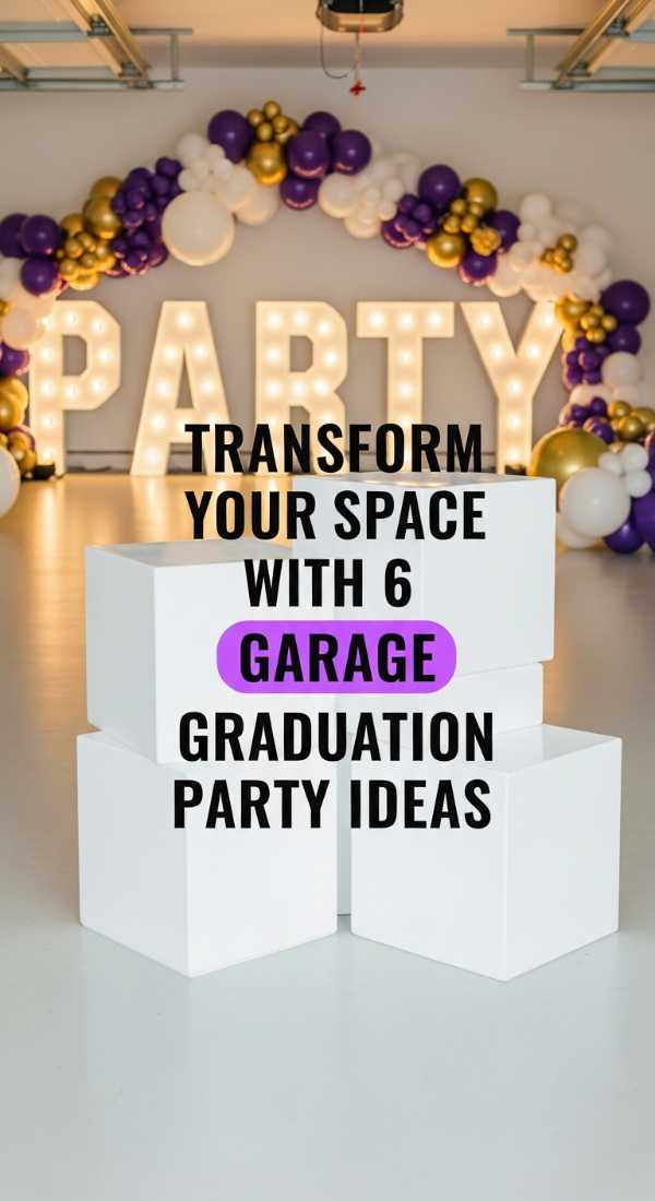 Transform Your Space With 6 Garage Graduation Party Ideas 69e60f49c231c