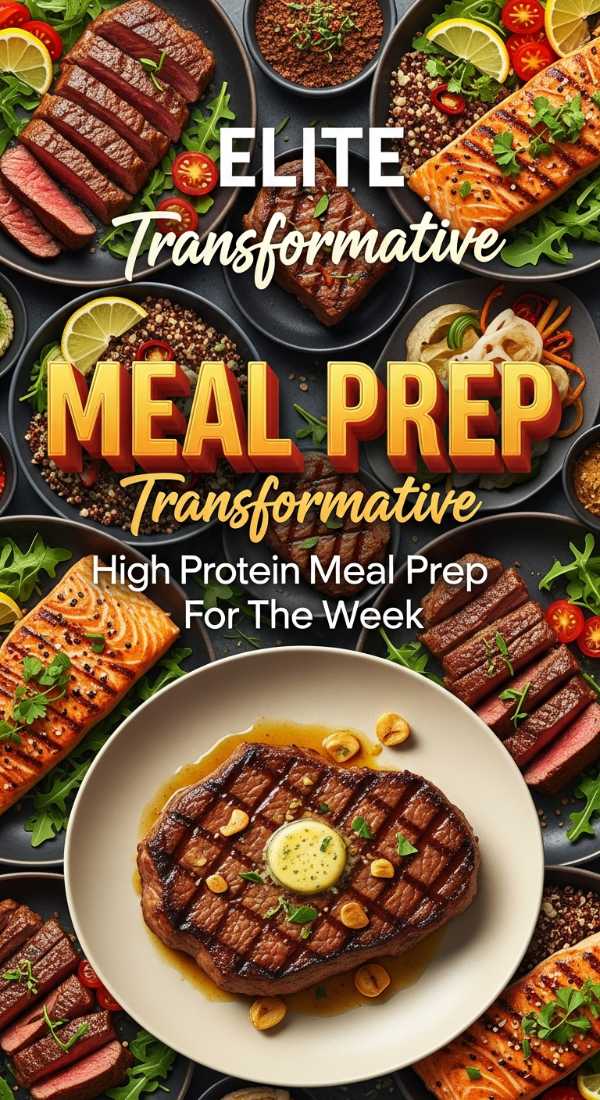 Transformative High Protein Prep For The Week 69f20aabe233e