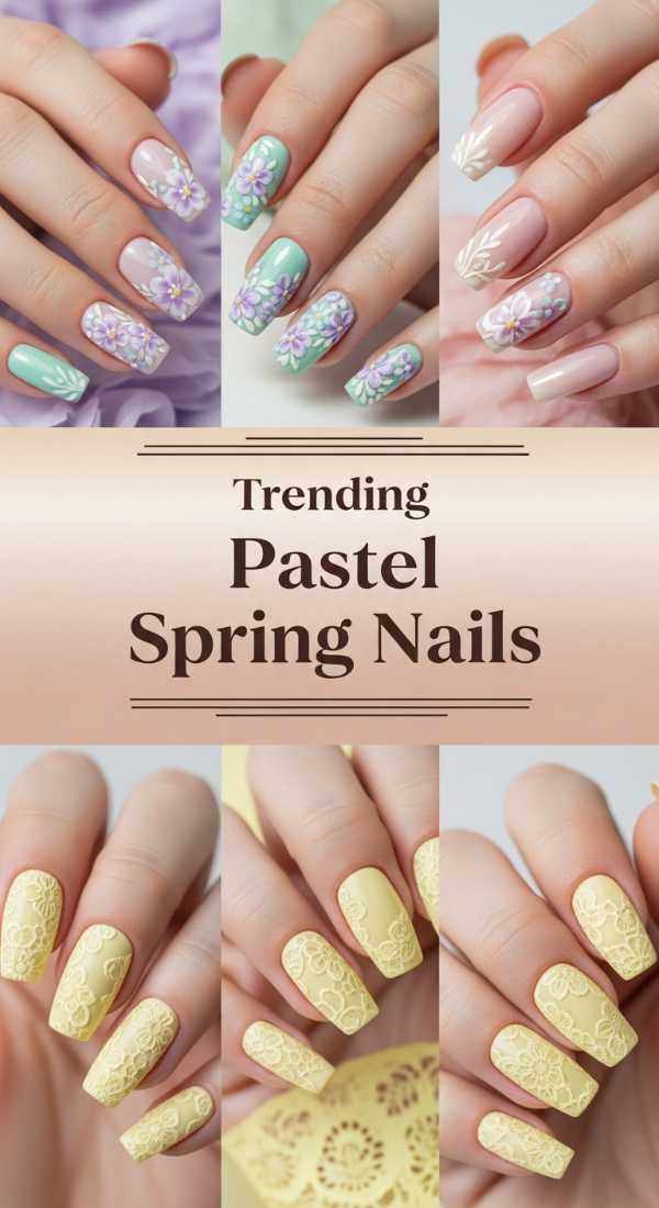 Trending Pastel Spring Nails 69f2493fac688