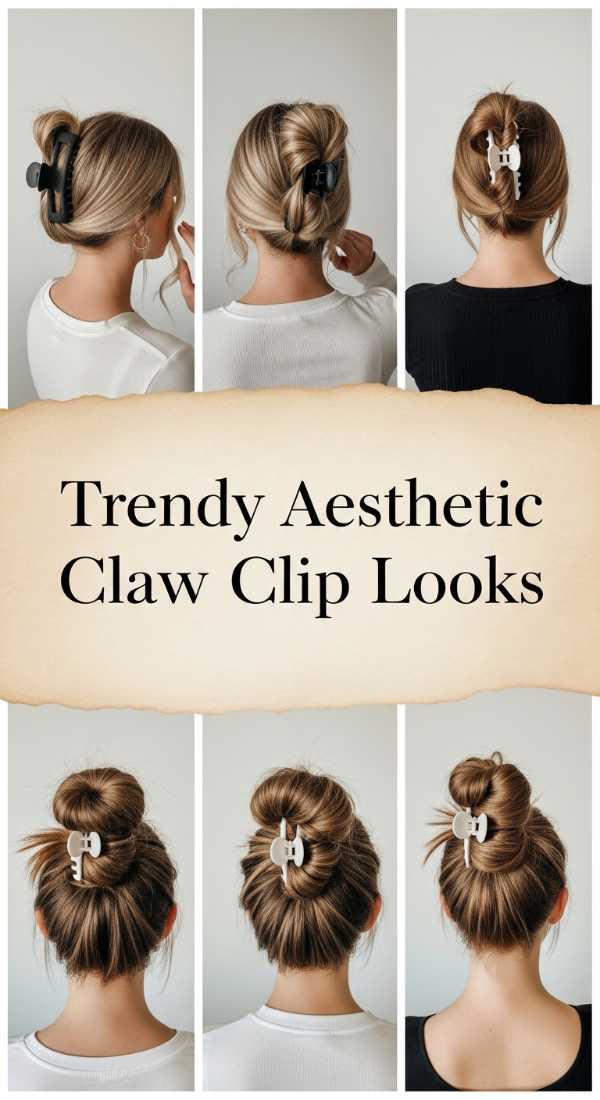 Trendy Aesthetic Claw Clip Looks 69f33ca21ab89