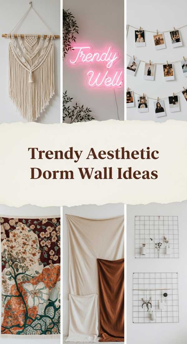 Trendy Aesthetic Dorm Wall Ideas 69f1ae6c9e0be