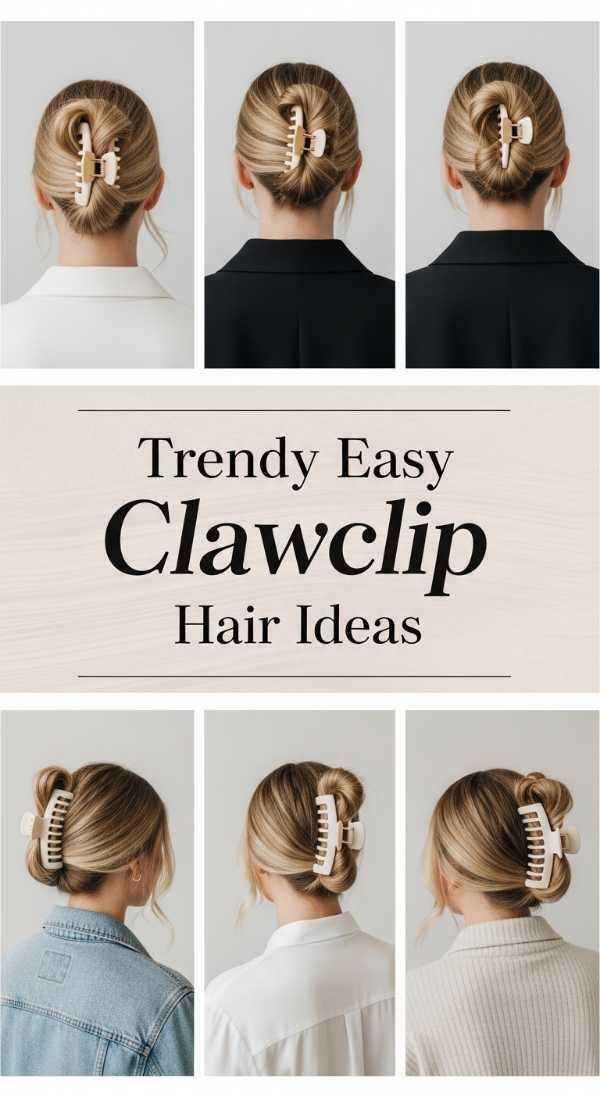 Trendy Easy Clawclip Hair Ideas 69e9d40d77ce1