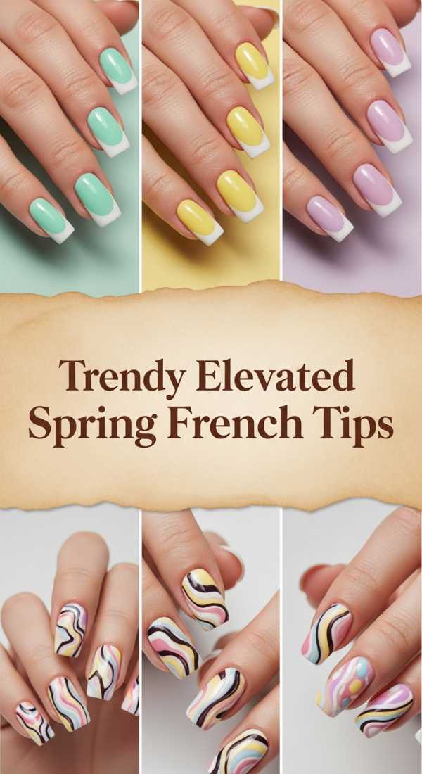 Trendy Elevated Spring French Tips