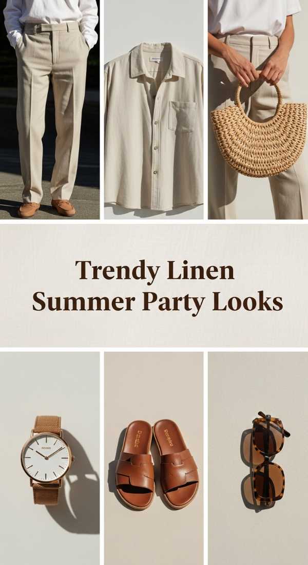 Trendy Linen Summer Party Looks 69df23574ea82