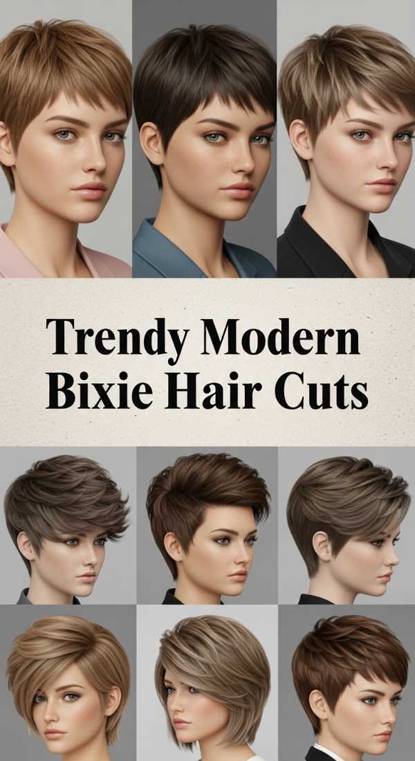 Trendy Modern Bixie Hair Cuts 69f261d2ac7e2
