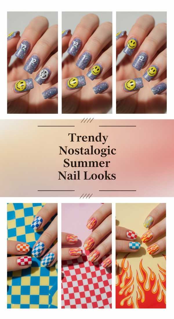 Trendy Nostalgic Summer Nail Looks 69ee4093f3933