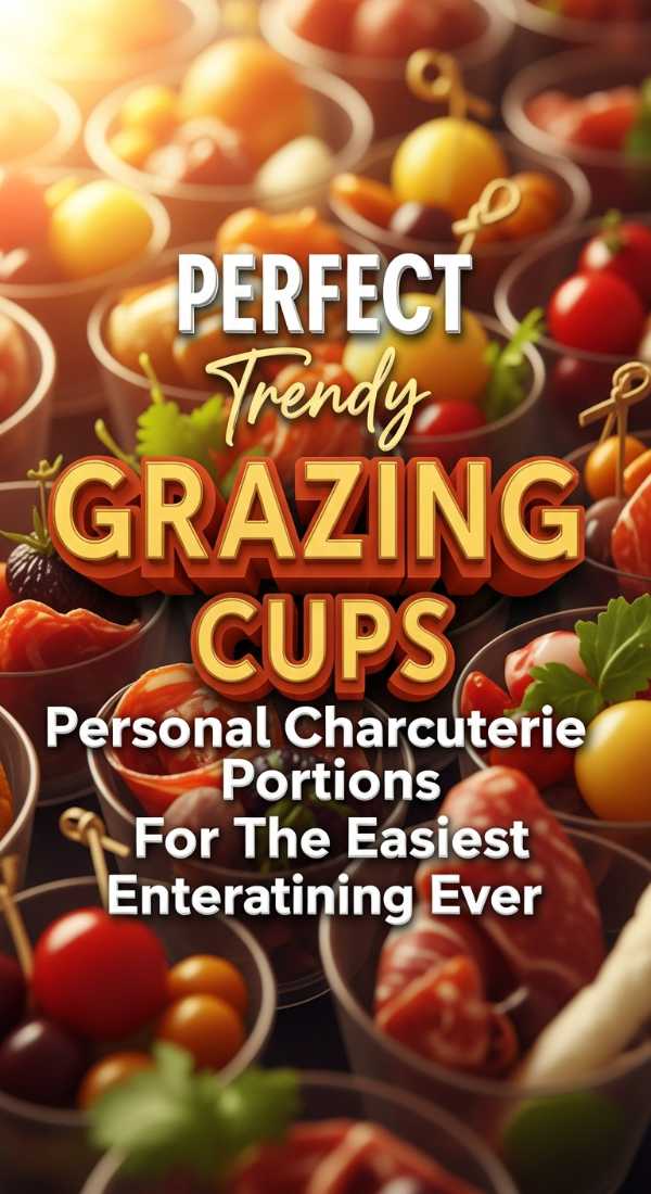Trendy Personal Grazing Cups For Easy Entertaining