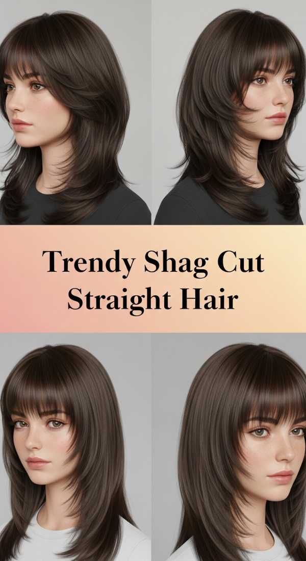 Trendy Shag Cut Straight Hair 69ef49343ebaa