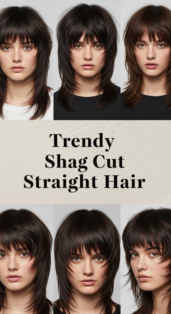 Trendy Shag Cut Straight Hair 69f262c0e545b
