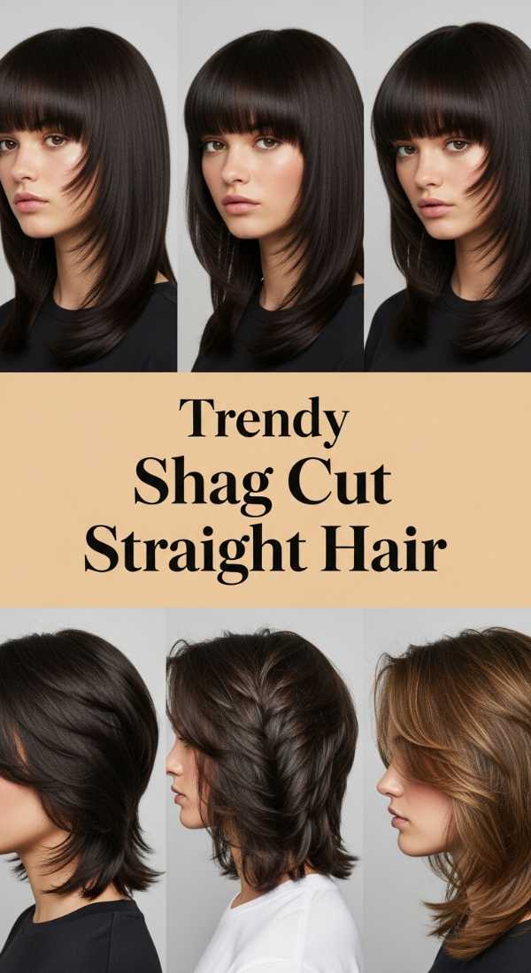 Trendy Shag Cut Straight Hair 69f33d8bbf220