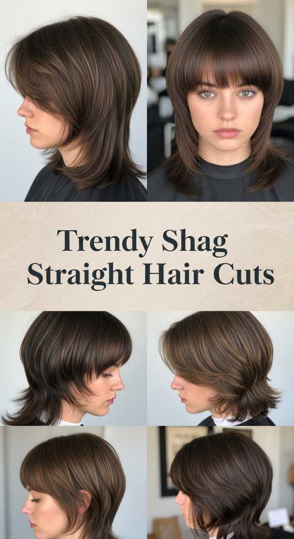 Sunkissed & Sizzling: The Ultimate Summer Hair Trends You Need to Try Trendy Shag Straight Hair Cuts 69df3fd6c73d0