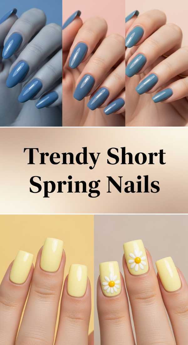 Trendy Short Spring Nails 69f0ca5d0594d