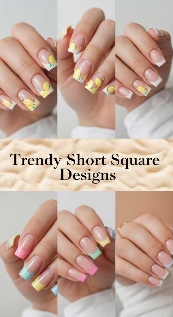 Trendy Short Square Designs 69e5f3e68cc6a