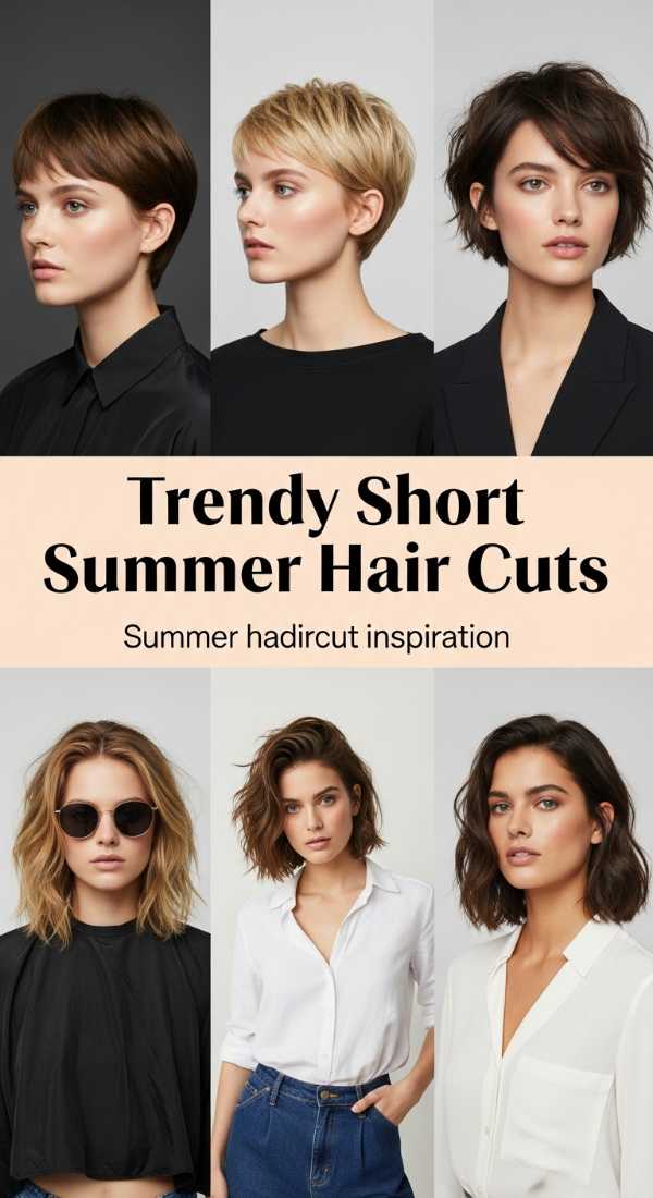 Trendy Short Summer Hair Cuts 69ecef902535f