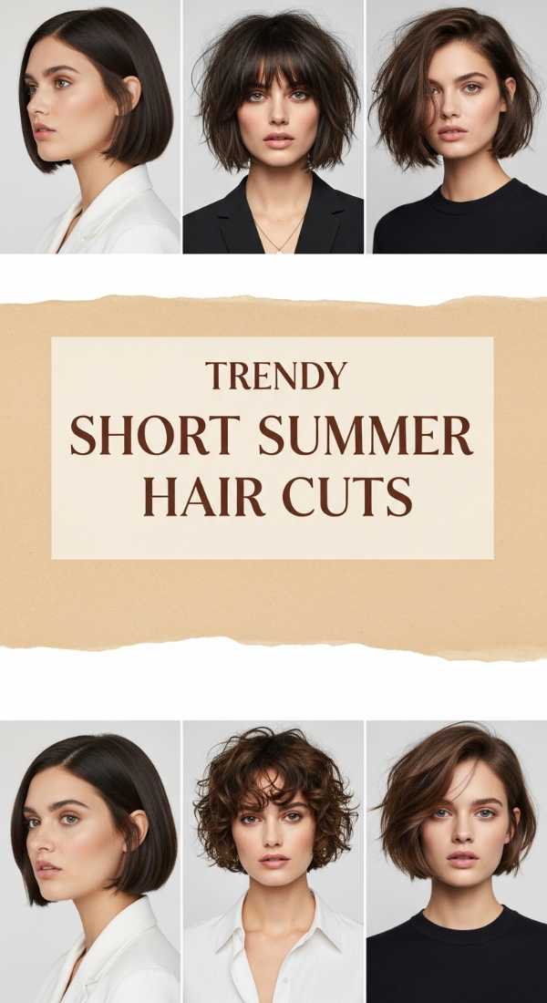 Trendy Short Summer Hair Cuts 69ef495a72d26