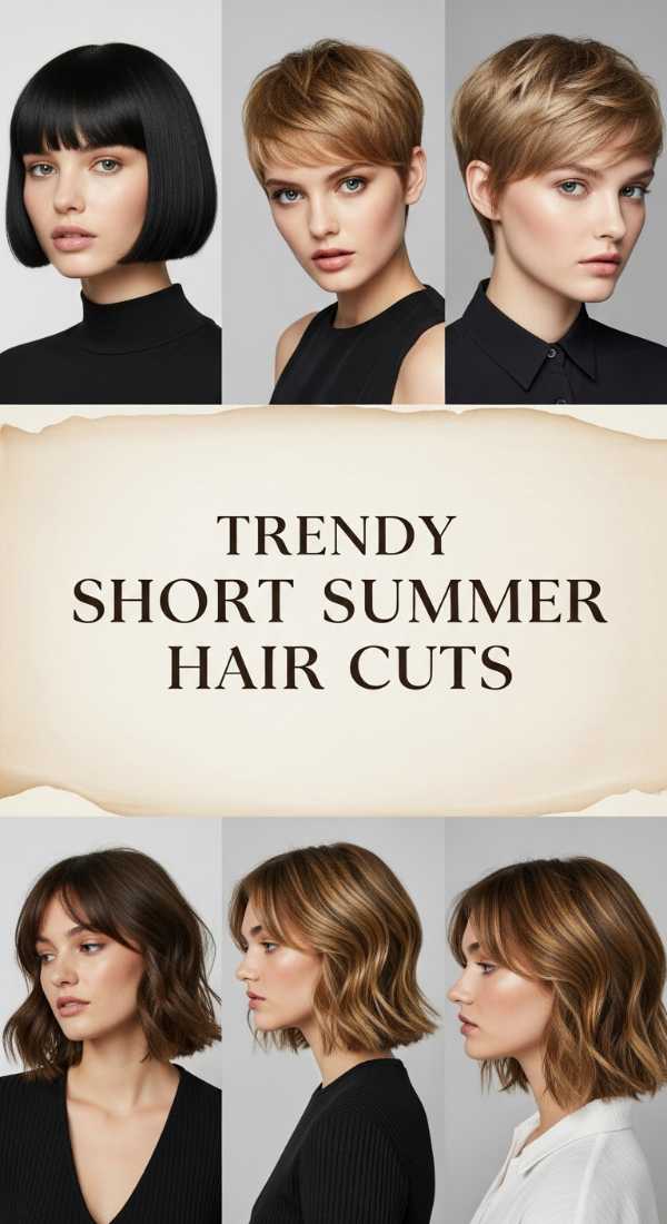 Trendy Short Summer Hair Cuts 69f261dcdf198