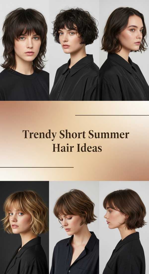 Trendy Short Summer Hair Ideas 69f261c802ea6