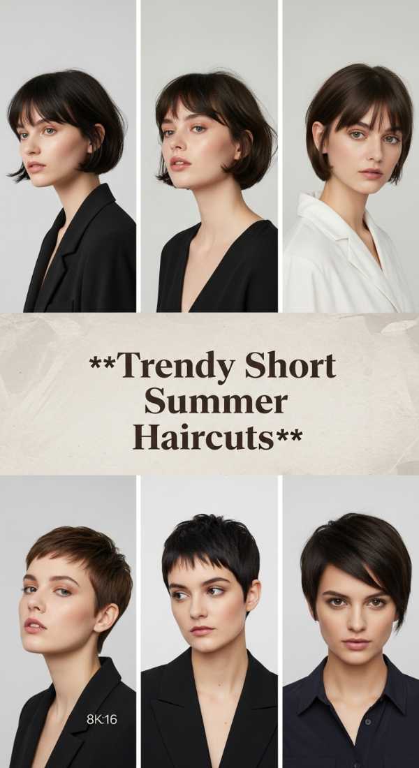 Trendy Short Summer Haircuts 69dde95282da6