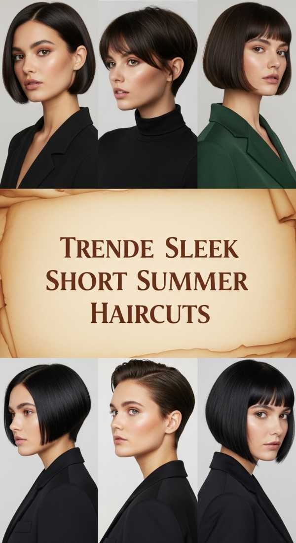 Trendy Sleek Short Summer Haircuts 69f262c826b14